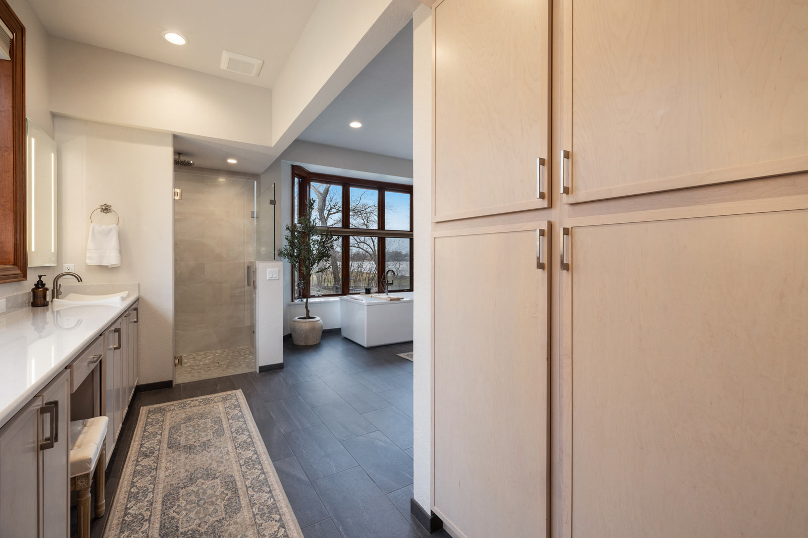 Modern Primary Bathroom Remodel in Muskego