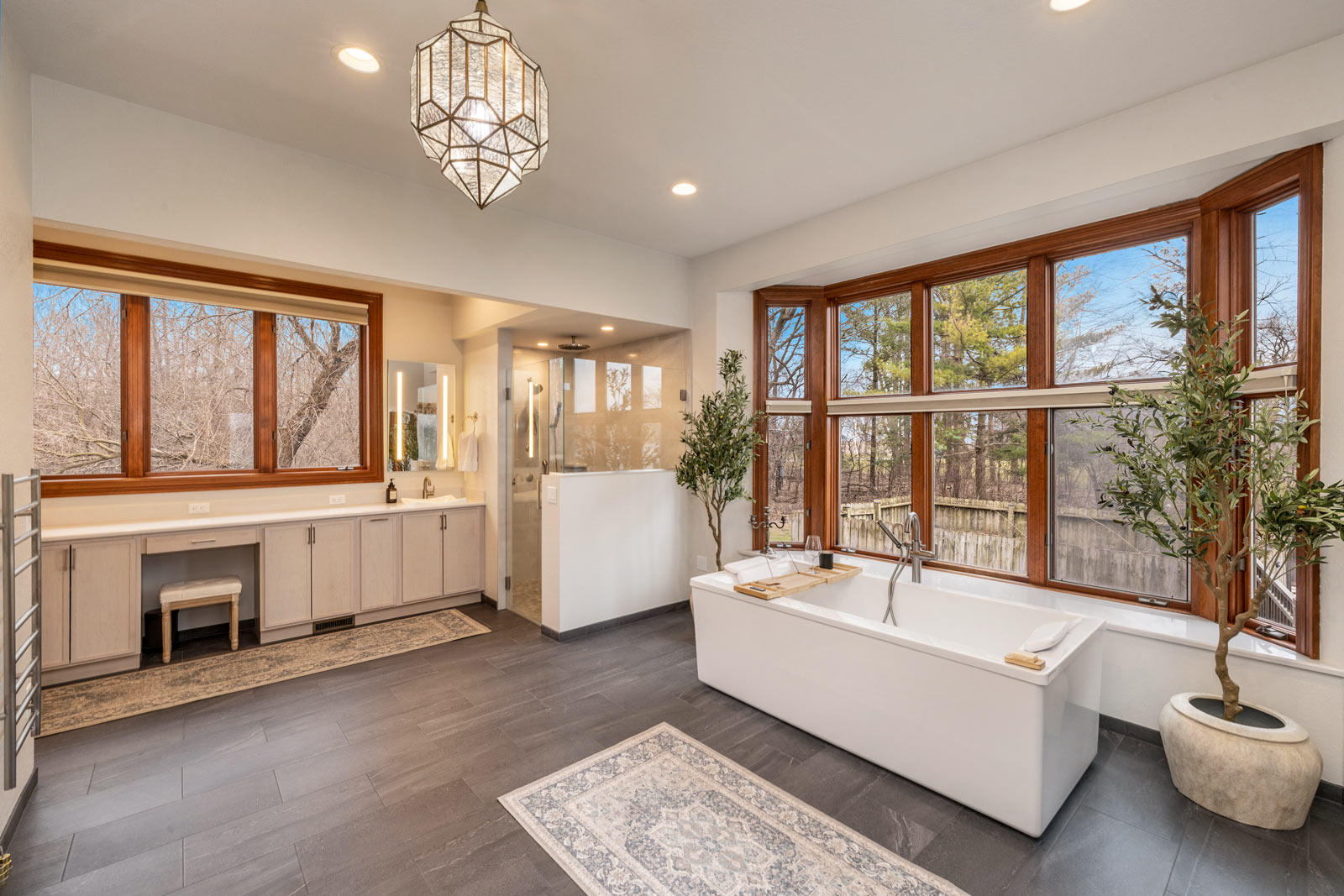 Modern Primary Bathroom Remodel in Muskego