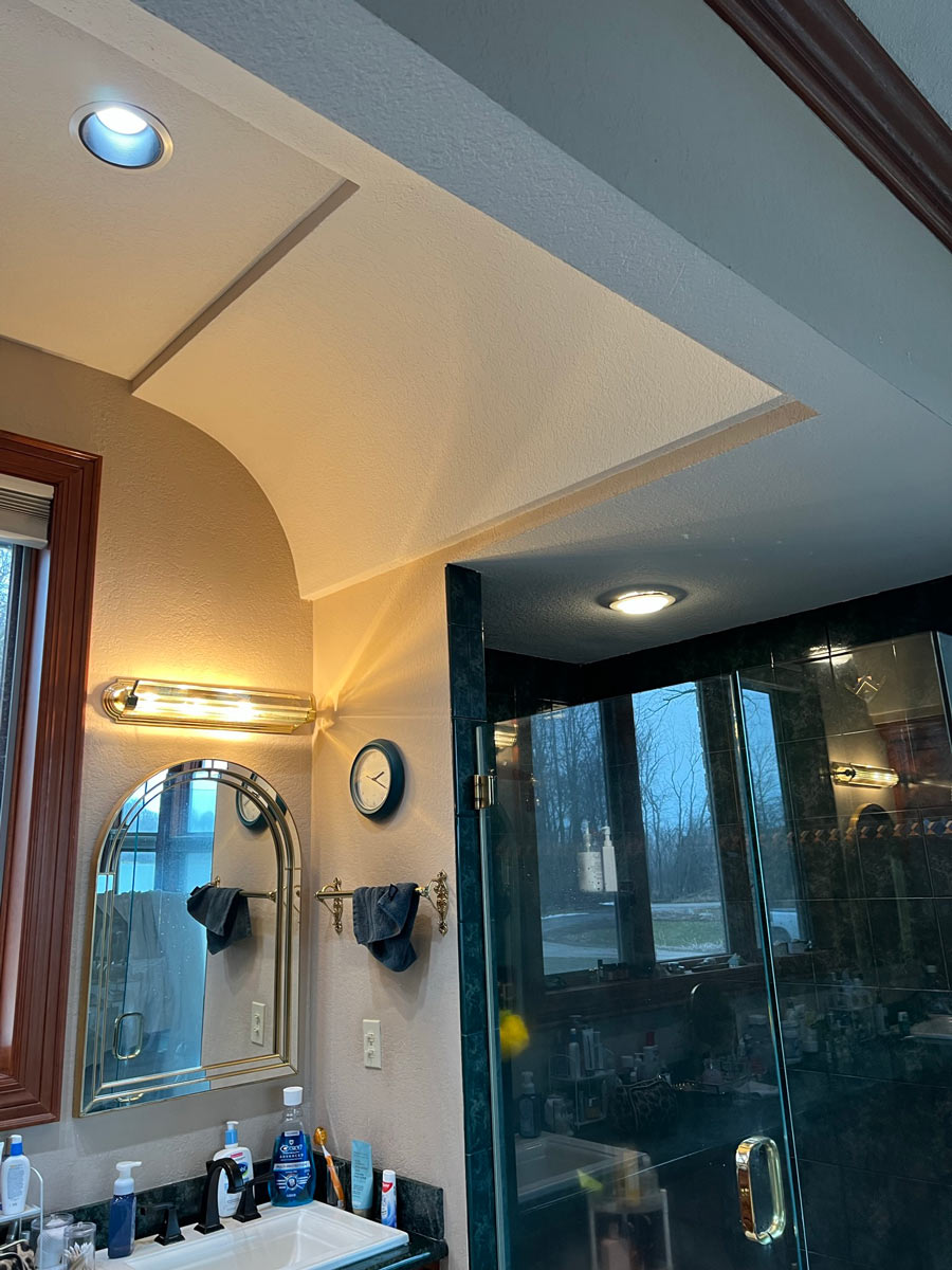 Modern Primary Bathroom Remodel in Muskego Before