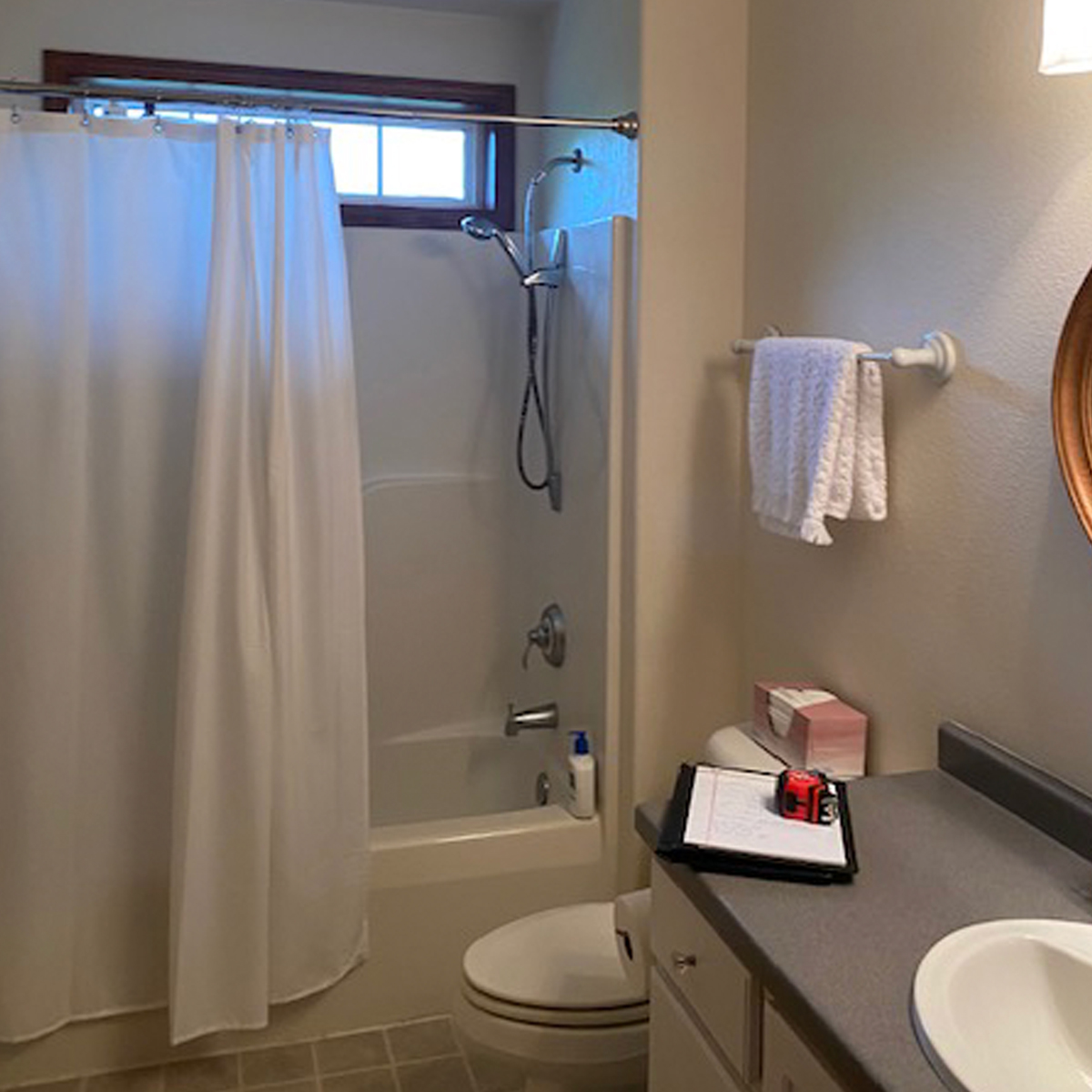 Tub to Shower Conversion - Before