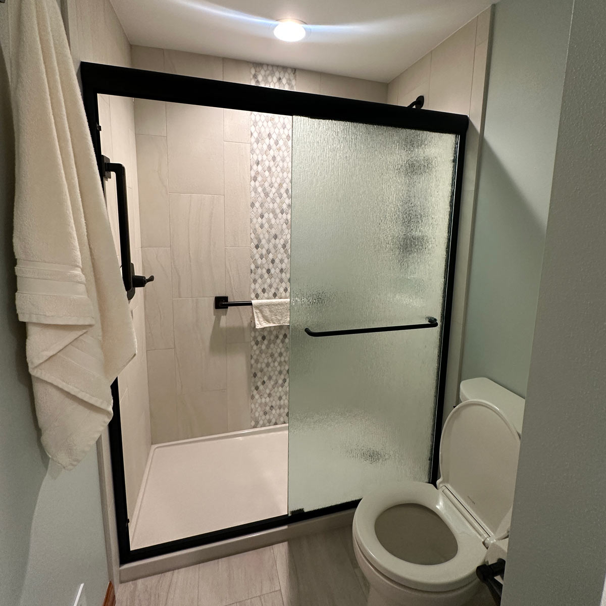 Tub-to-Shower Conversion in Greenfield After
